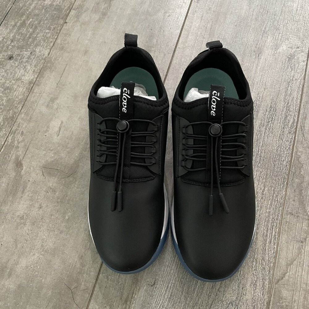 Clove Womens Night Shift Classic Nursing Sneakers Shoes Lace Up Black Size 10.5